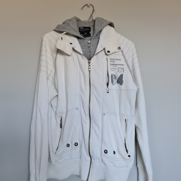 Mish Mash Mens Hoodie Jumper Jacket Casual - Picture 2 of 5